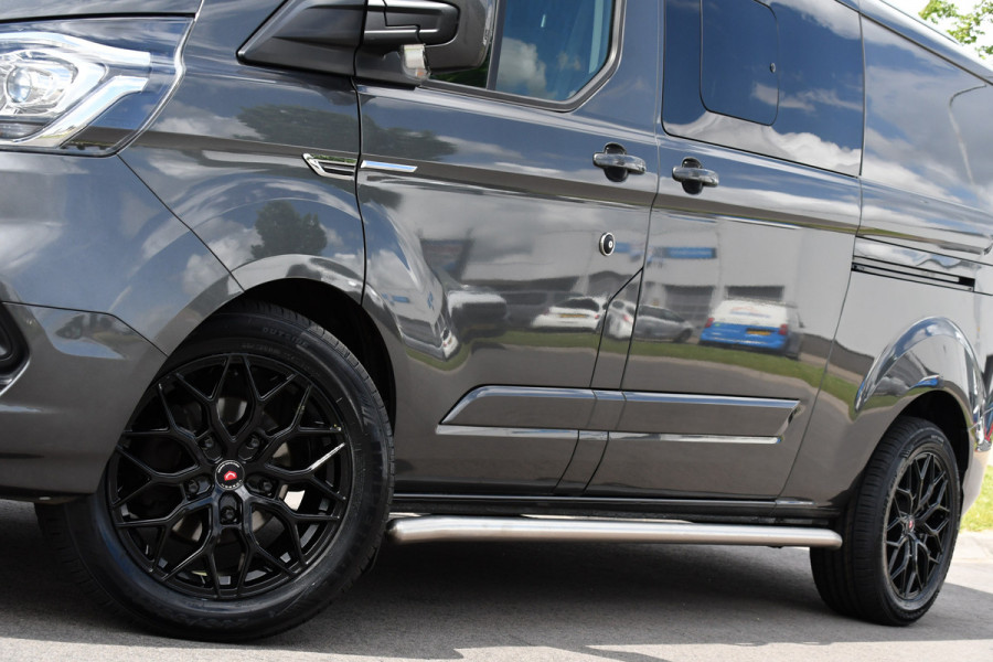 Ford Transit Custom 320 2.0 TDCI L2H1 Raptor Edition DC Limited Camera, Cruise, Sensoren, 130PK, Automaat, Multimedia, Stoelverwarming, 2 x Schuifdeur, Uniek!