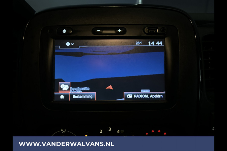 Opel Vivaro 1.6 CDTI 126pk L2H1 Euro6 Airco | 2x Zijdeur | Navigatie | LED | Camera | Cruisecontrol | Imperiaal | Trekhaak Parkeersensoren, Bijrijdersbank