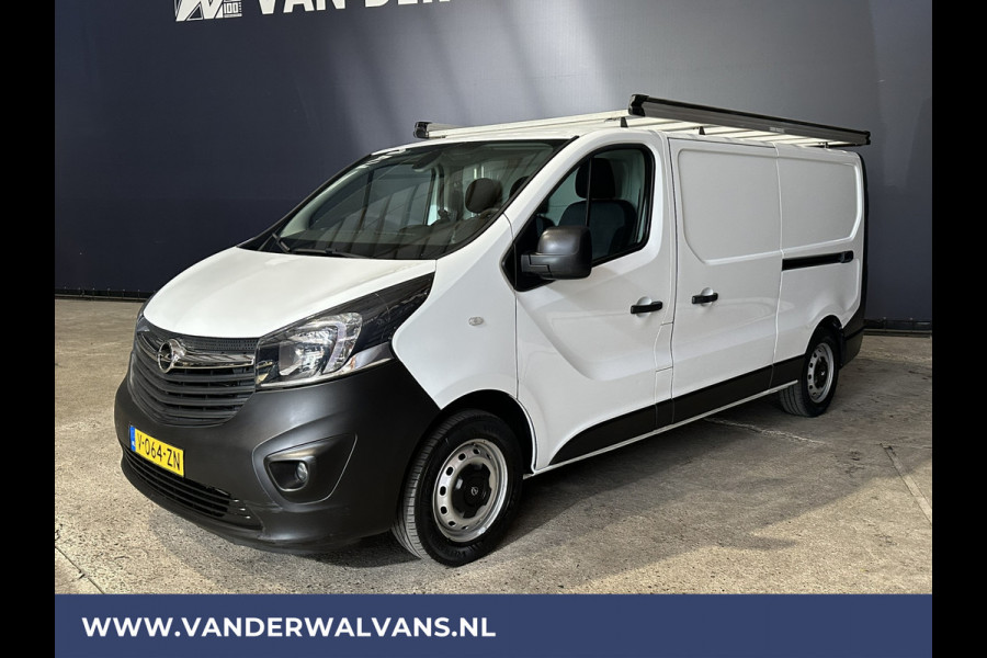 Opel Vivaro 1.6 CDTI 126pk L2H1 Euro6 Airco | 2x Zijdeur | Navigatie | LED | Camera | Cruisecontrol | Imperiaal | Trekhaak Parkeersensoren, Bijrijdersbank