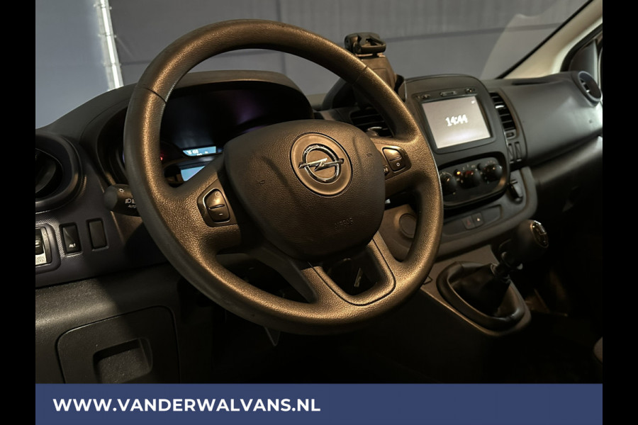 Opel Vivaro 1.6 CDTI 126pk L2H1 Euro6 Airco | 2x Zijdeur | Navigatie | LED | Camera | Cruisecontrol | Imperiaal | Trekhaak Parkeersensoren, Bijrijdersbank