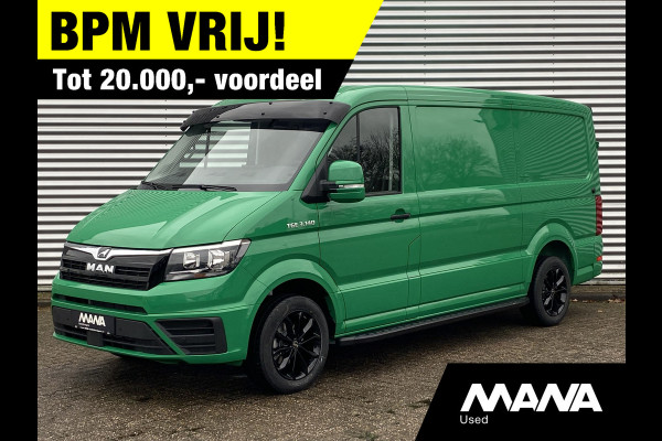 MAN TGE 35 2.0 3.140 140PK 'THE GRINCH' L3H2 Automaat Car-Play Cruise Bluetooth Multifunctioneel stuurwiel