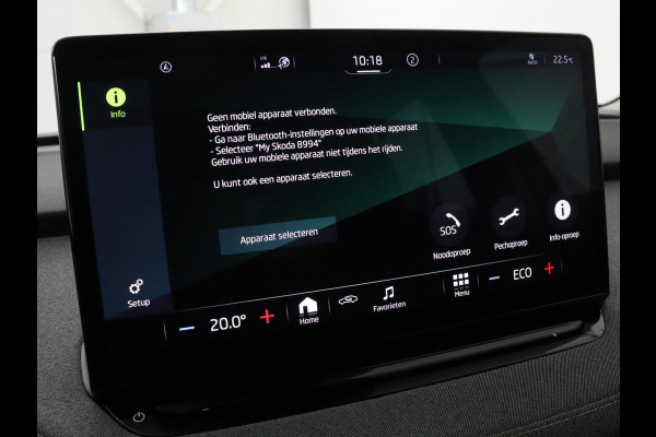 Škoda ENYAQ iV 60 | Trekhaak | Camera | Sfeerverlichting | Carplay | Full LED | Navigatie | Cruise control | Bluetooth | Parkeerhulp | DAB