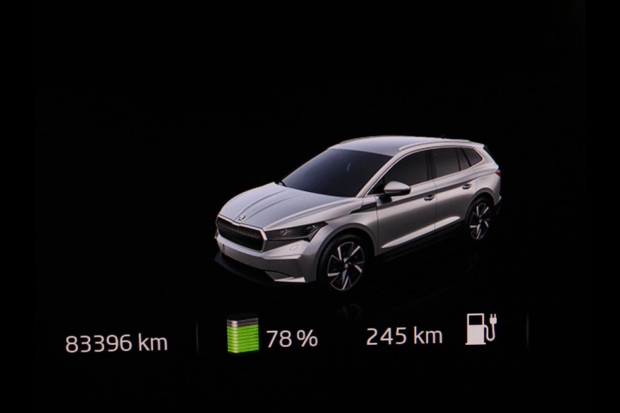 Škoda ENYAQ iV 60 | Trekhaak | Camera | Sfeerverlichting | Carplay | Full LED | Navigatie | Cruise control | Bluetooth | Parkeerhulp | DAB