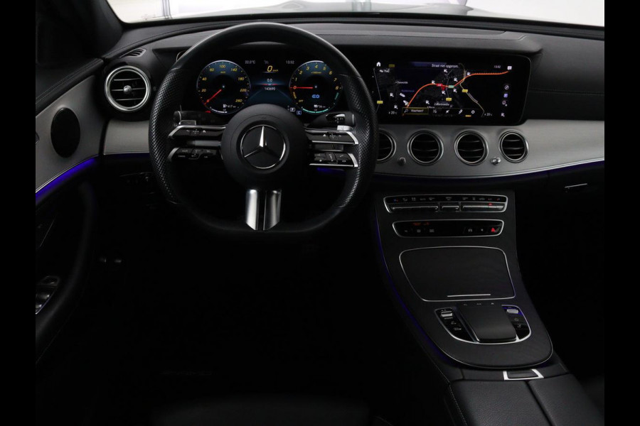 Mercedes-Benz E-Klasse 300e Business Solution AMG | Leder | Trekhaak | Stoelverwarming | 360 camera | Carplay | Sfeerverlichting | Matrix LED | Keyless | Navigatie