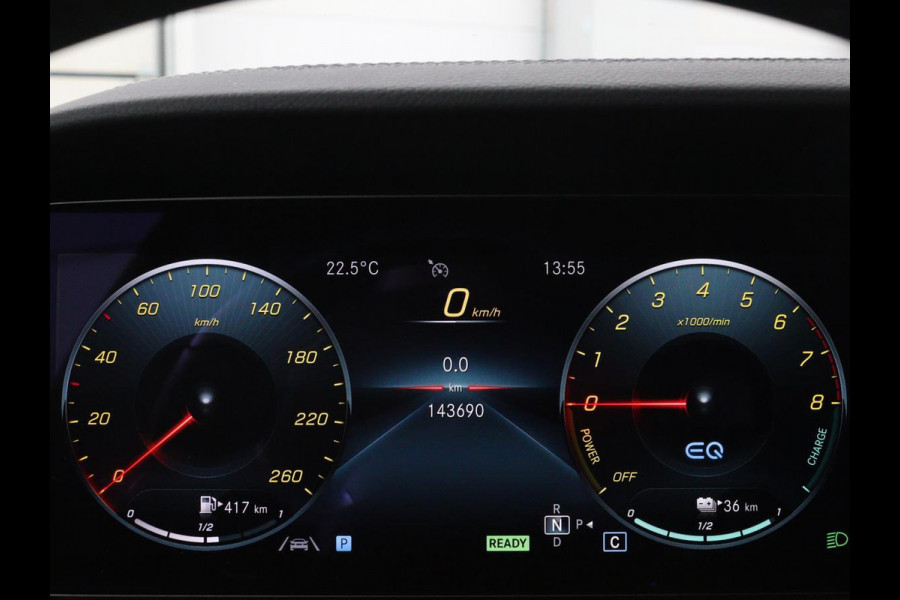 Mercedes-Benz E-Klasse 300e Business Solution AMG | Leder | Trekhaak | Stoelverwarming | 360 camera | Carplay | Sfeerverlichting | Matrix LED | Keyless | Navigatie