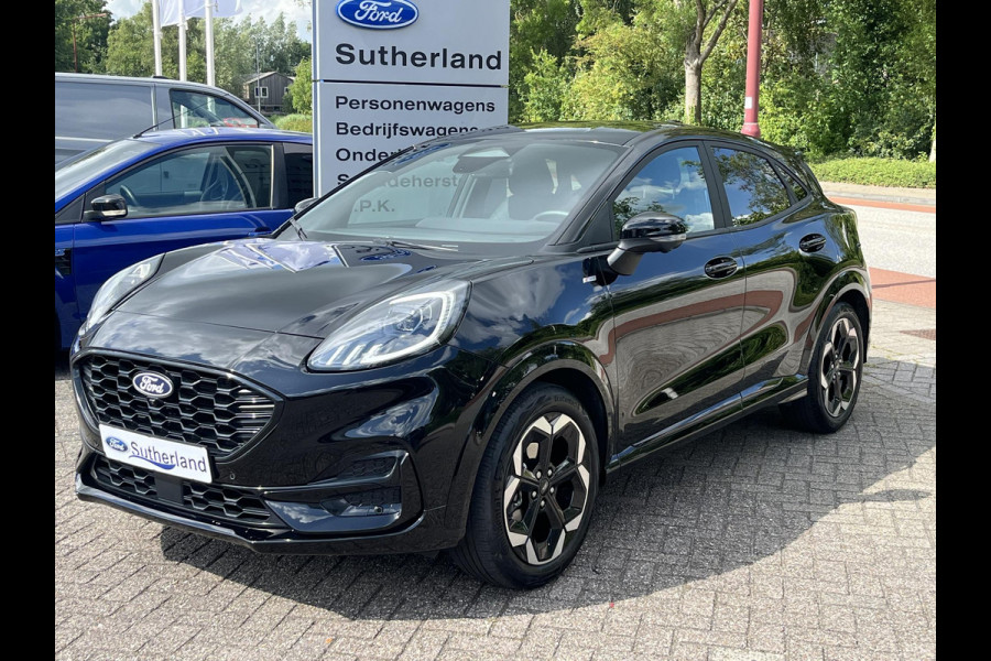 Ford Puma 1.0 EcoBoost Hybrid ST-Line X | Afneembare trekhaak |  Adaptive cruise control | 360graden camera | Winter Pack  | Dodehoekdetectie | Half Leder | Bang&Olufsen audio