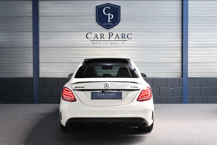 Mercedes-Benz C-Klasse AMG 63 S 510+PK KERAMISCH/KUIPSTOELEN/SFEER/PANO/LEER+S.VERWARMING/19" LMV/360 CAM/ACC/ECC/12 MDN GARANTIE!