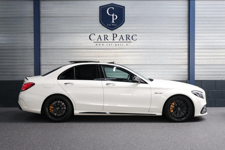 Mercedes-Benz C-Klasse AMG 63 S 510+PK KERAMISCH/KUIPSTOELEN/SFEER/PANO/LEER+S.VERWARMING/19" LMV/360 CAM/ACC/ECC/12 MDN GARANTIE!