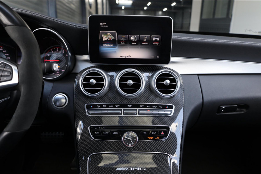 Mercedes-Benz C-Klasse AMG 63 S 510+PK KERAMISCH/KUIPSTOELEN/SFEER/PANO/LEER+S.VERWARMING/19" LMV/360 CAM/ACC/ECC/12 MDN GARANTIE!