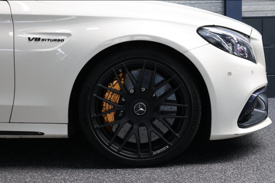 Mercedes-Benz C-Klasse AMG 63 S 510+PK KERAMISCH/KUIPSTOELEN/SFEER/PANO/LEER+S.VERWARMING/19" LMV/360 CAM/ACC/ECC/12 MDN GARANTIE!