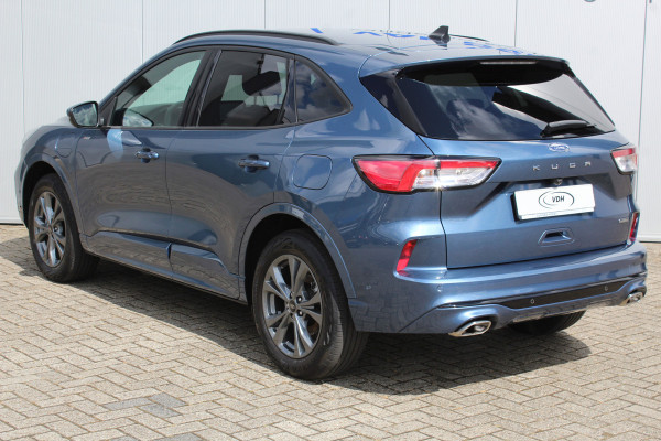 Ford Kuga 2.5-225pk PHEV ST-Line X. Hybride rijden voor een redelijke prijs ! Stoel- en voorraamverwarming, B&O soundsystem, navigatie, telefoonvoorb., metallic lak, LM wielen, side- en lane assist, camera v+a, adaptive cruise control, elektr. achterklep etc., etc.