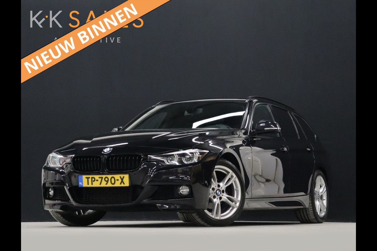 BMW 3 Serie Touring 318i M Sport [VOL LEDER, M-STUUR, ZWARTE HEMEL, STOELVERWARMING, PDC V+A, CRUISE CONTROL, CLIMATE CONTROL, NIEUWSTAAT]