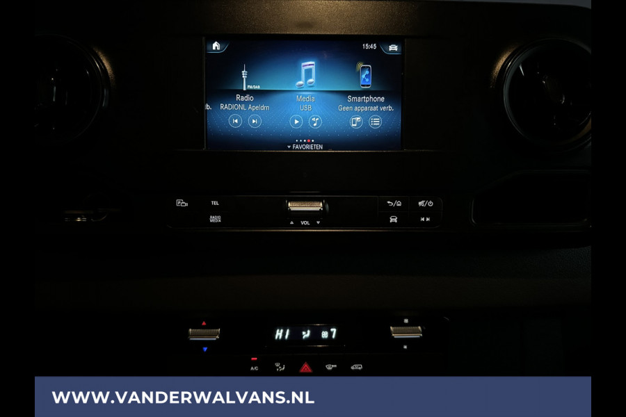 Mercedes-Benz Sprinter 316 CDI 163 pk L2H2 Euro6 Airco | 2800kg Trekhaak | Camera | Apple Carplay | Parkeersensoren inklapbare spiegels, standkachel, cruisecontrol, MBUX, Android auto
