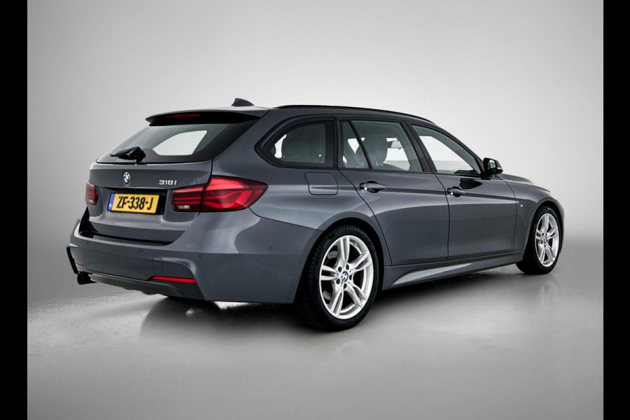 BMW 3 Serie Touring 318i M Sport Corporate Lease Automaat (GROOT-NAVIGATIE, STOELVERWARMING, LED, 1e EIGENAAR, GOED ONDERHOUDEN)