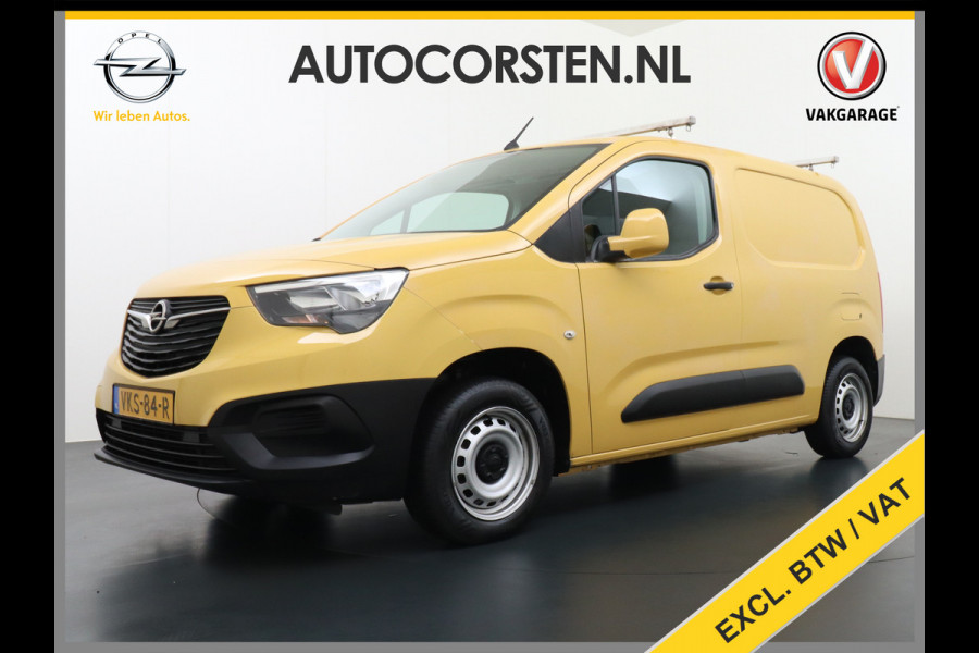 Opel Combo 1.5CDTI EURO6 9x Op voorraad! 3-Persoons Airco Cruise Control Bluetooth Elektr.ramen Elektr.spiegels+Verwarmd Centr.Vergr+ab. L1 Schuifdeur Betonplex vloer Lat om Lat betimmering