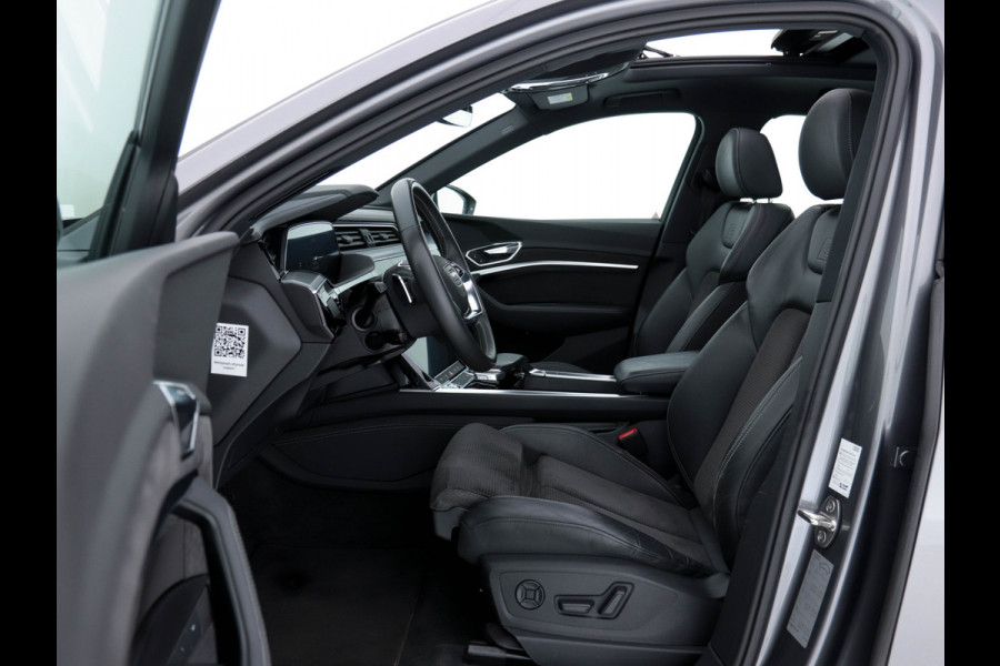Audi e-tron 55 Quattro Advanced S-line-Sportpack 95 kWh [ 3-Fase ] (INCL-BTW) *PANO | FULL-LED | NAVI-FULLMAP | KEYLESS | LEATHER-MICROFIBRE | | AIR-SUSPENSION | CRUISE | DIGI-COCKPIT | MEMORY-PACK | SHIFT-PADDLES | HEATED-SPORTSEATS | 20"ALU*