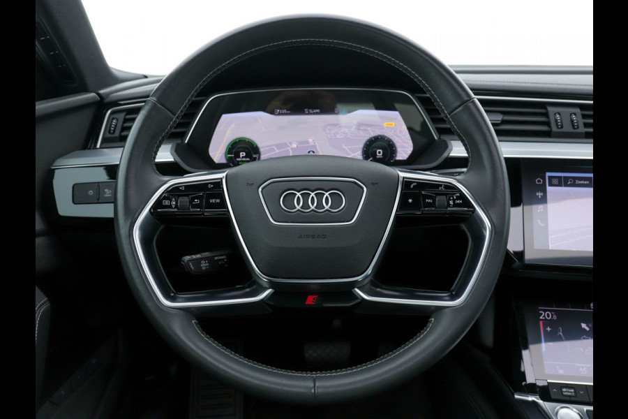 Audi e-tron 55 Quattro Advanced S-line-Sportpack 95 kWh [ 3-Fase ] (INCL-BTW) *PANO | FULL-LED | NAVI-FULLMAP | KEYLESS | LEATHER-MICROFIBRE | | AIR-SUSPENSION | CRUISE | DIGI-COCKPIT | MEMORY-PACK | SHIFT-PADDLES | HEATED-SPORTSEATS | 20"ALU*