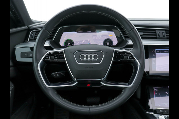 Audi e-tron 55 Quattro Advanced S-line-Sportpack 95 kWh [ 3-Fase ] (INCL-BTW) *PANO | FULL-LED | NAVI-FULLMAP | KEYLESS | LEATHER-MICROFIBRE | | AIR-SUSPENSION | CRUISE | DIGI-COCKPIT | MEMORY-PACK | SHIFT-PADDLES | HEATED-SPORTSEATS | 20"ALU*