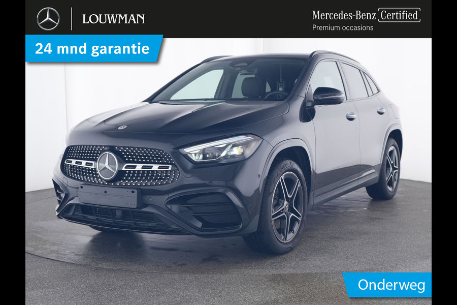 Mercedes-Benz GLA 250 e AMG Face Lift Plug-In Hybride | AMG Line Premium | Night Pakket | Panorama Schuif-Kanteldak | Multi Beam koplampen | Stoel en Stuurverwarming | Inclusief 24 maanden MB Certified garantie voor Europa.