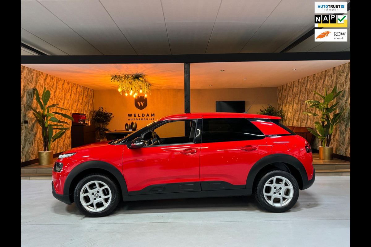 Citroën C4 Cactus 1.2 PureTech Feel Garantie CarPlay Cruise Clima Navi Lane Parkeerhulp Rijklaar Citroën C4 Cactus 1.2 PureTech Feel Garantie CarPlay Cruise Clima Navi Lane Parkeerhulp Rijklaar