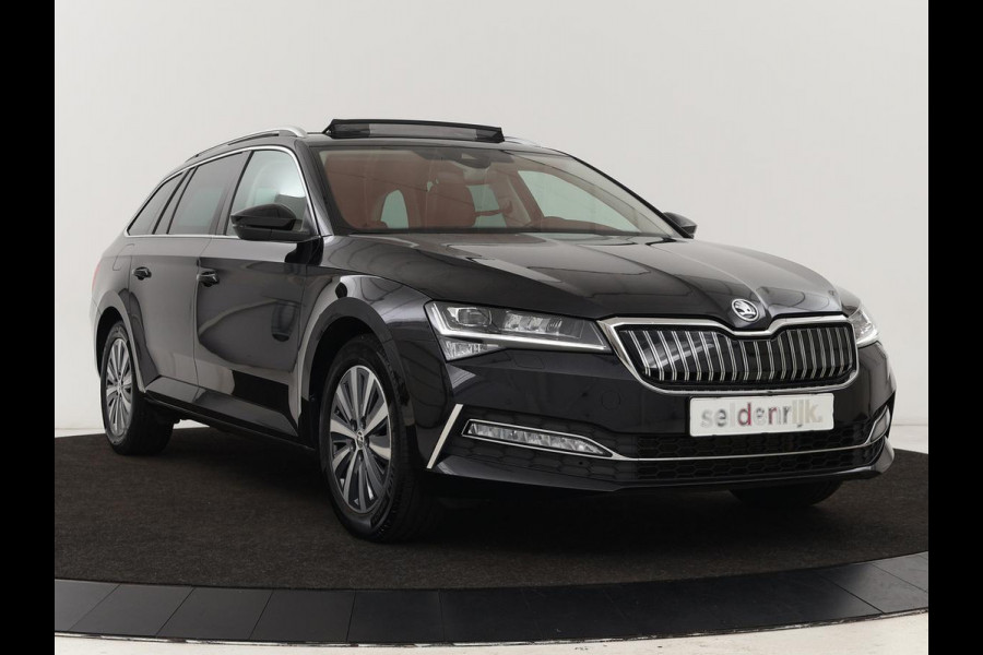 Škoda Superb 1.4 TSI iV Business Edition Plus | Panoramadak | Stoelverwarming | Leder/Alcantara | Adaptive cruise | 360 camera | Massage | Memory | Navigatie | Carplay | Achterbankverwarming | Canton | PHEV