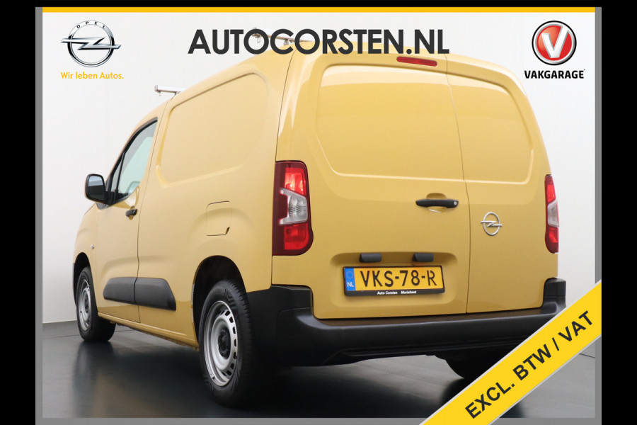 Opel Combo 1.5CDTI EURO6 9x Op voorraad! 3-Persoons Airco Cruise Control Bluetooth Elektr.ramen Elektr.spiegels+Verwarmd Centr.Vergr+ab. L1 Schuifdeur Betonplex vloer Lat om Lat betimmering