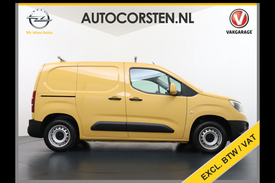 Opel Combo 1.5CDTI EURO6 9x Op voorraad! 3-Persoons Airco Cruise Control Bluetooth Elektr.ramen Elektr.spiegels+Verwarmd Centr.Vergr+ab. L1 Schuifdeur Betonplex vloer Lat om Lat betimmering