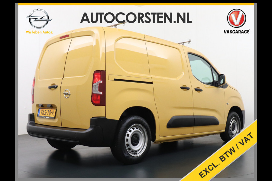 Opel Combo 1.5CDTI EURO6 9x Op voorraad! 3-Persoons Airco Cruise Control Bluetooth Elektr.ramen Elektr.spiegels+Verwarmd Centr.Vergr+ab. L1 Schuifdeur Betonplex vloer Lat om Lat betimmering