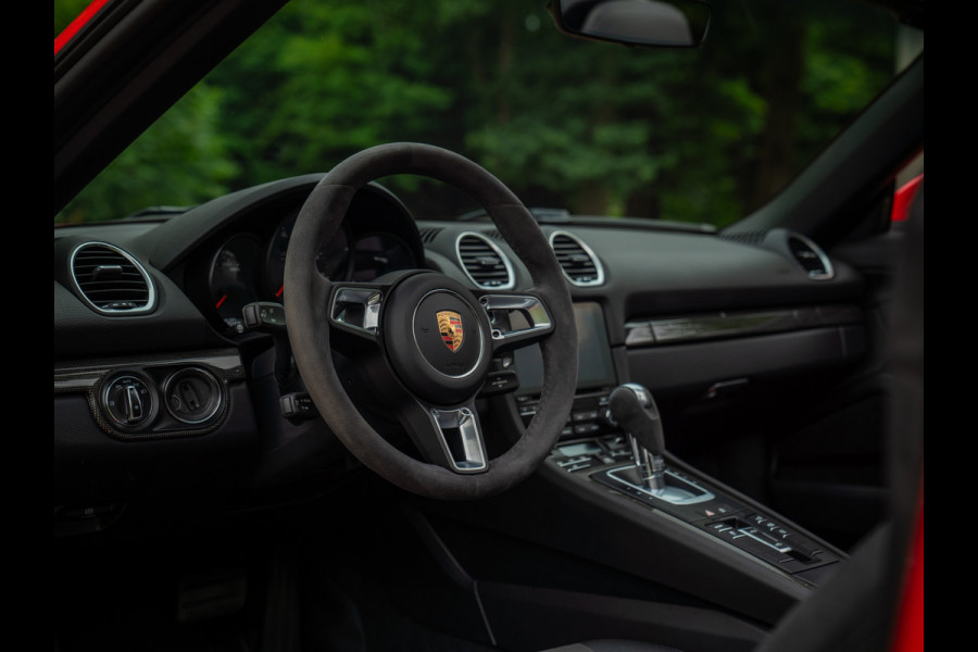 Porsche 718 Boxster 2.0 | PDLS | Sportuitlaat | Indisch Rood | GT-sportstuur