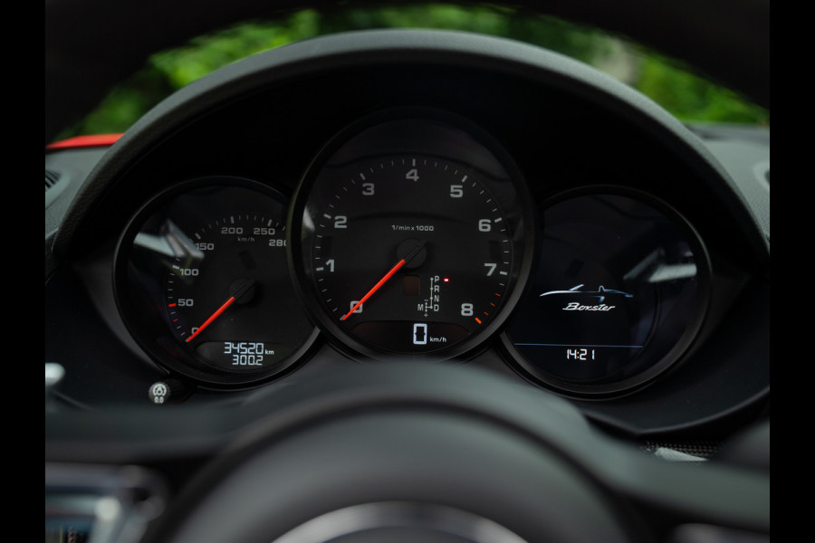 Porsche 718 Boxster 2.0 | PDLS | Sportuitlaat | Indisch Rood | GT-sportstuur