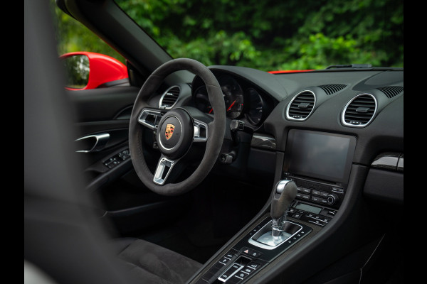 Porsche 718 Boxster 2.0 | PDLS | Sportuitlaat | Indisch Rood | GT-sportstuur