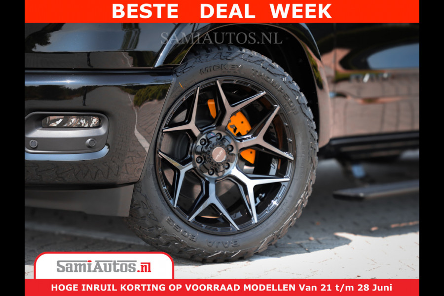Dodge Ram 1500 Limited Night H.O 540HP 706Nm | Massage + Full Option | De Meest Luxe en Volle Pick-Up in zijn Klasse | Comfortabele Dubbele Cabine met Royale 5 Zitplaatsen | BPM vrij | Nu Leverbaar uit Voorraad | Voorraad Nr 2323 - 5168