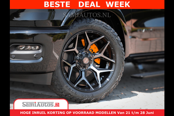 Dodge Ram 1500 Limited Night H.O 540HP 706Nm | Massage + Full Option | De Meest Luxe en Volle Pick-Up in zijn Klasse | Comfortabele Dubbele Cabine met Royale 5 Zitplaatsen | BPM vrij | Nu Leverbaar uit Voorraad | Voorraad Nr 2323 - 5168