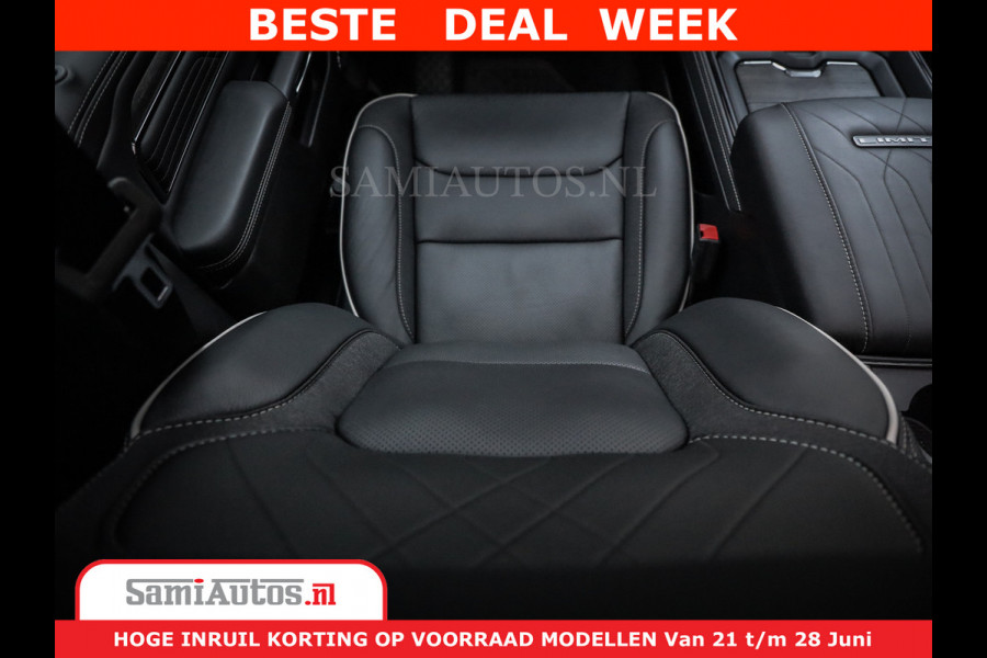 Dodge Ram 1500 Limited Night H.O 540HP 706Nm | Massage + Full Option | De Meest Luxe en Volle Pick-Up in zijn Klasse | Comfortabele Dubbele Cabine met Royale 5 Zitplaatsen | BPM vrij | Nu Leverbaar uit Voorraad | Voorraad Nr 2323 - 5168