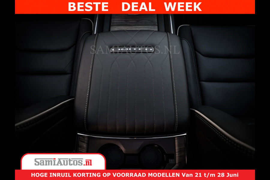 Dodge Ram 1500 1500 Limited Night H.O 540HP 706Nm | Massage + Full Option | De Meest Luxe en Volle Pick-Up in zijn Klasse | Comfortabele Dubbele Cabine met Royale 5 Zitplaatsen | BPM vrij | Nu Leverbaar uit Voorraad | Voorraad Nr 2298 - 7479