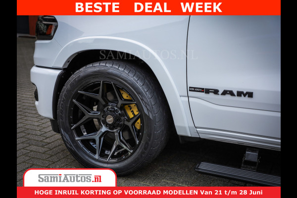 Dodge Ram 1500 1500 Limited Night H.O 540HP 706Nm | Massage + Full Option | De Meest Luxe en Volle Pick-Up in zijn Klasse | Comfortabele Dubbele Cabine met Royale 5 Zitplaatsen | BPM vrij | Nu Leverbaar uit Voorraad | Voorraad Nr 2298 - 7479