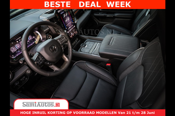 Dodge Ram 1500 1500 Limited Night H.O 540HP 706Nm | Massage + Full Option | De Meest Luxe en Volle Pick-Up in zijn Klasse | Comfortabele Dubbele Cabine met Royale 5 Zitplaatsen | BPM vrij | Nu Leverbaar uit Voorraad | Voorraad Nr 2298 - 7479