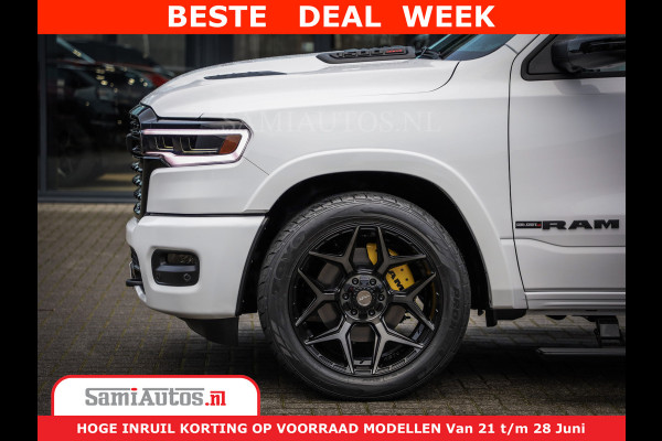 Dodge Ram 1500 1500 Limited Night H.O 540HP 706Nm | Massage + Full Option | De Meest Luxe en Volle Pick-Up in zijn Klasse | Comfortabele Dubbele Cabine met Royale 5 Zitplaatsen | BPM vrij | Nu Leverbaar uit Voorraad | Voorraad Nr 2298 - 7479