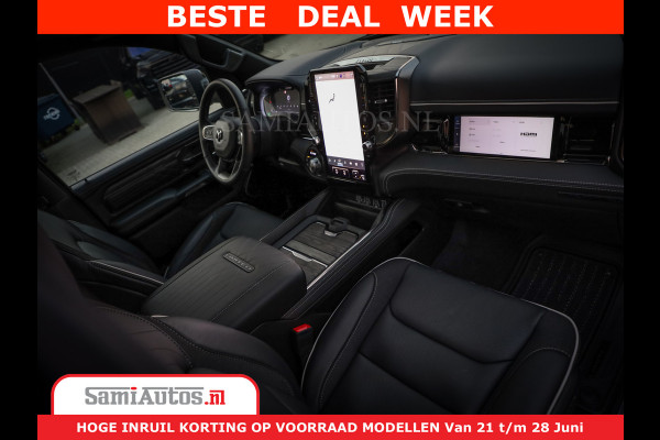 Dodge Ram 1500 1500 Limited Night H.O 540HP 706Nm | Massage + Full Option | De Meest Luxe en Volle Pick-Up in zijn Klasse | Comfortabele Dubbele Cabine met Royale 5 Zitplaatsen | BPM vrij | Nu Leverbaar uit Voorraad | Voorraad Nr 2298 - 7479