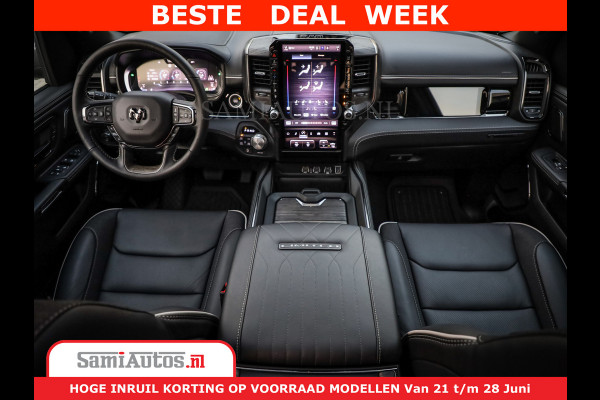 Dodge Ram 1500 1500 Limited Night H.O 540HP 706Nm | Massage + Full Option | De Meest Luxe en Volle Pick-Up in zijn Klasse | Comfortabele Dubbele Cabine met Royale 5 Zitplaatsen | BPM vrij | Nu Leverbaar uit Voorraad | Voorraad Nr 2298 - 7479