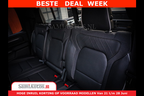 Dodge Ram 1500 1500 Limited Night H.O 540HP 706Nm | Massage + Full Option | De Meest Luxe en Volle Pick-Up in zijn Klasse | Comfortabele Dubbele Cabine met Royale 5 Zitplaatsen | BPM vrij | Nu Leverbaar uit Voorraad | Voorraad Nr 2298 - 7479