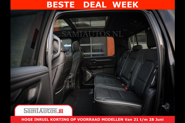 Dodge Ram 1500 1500 Limited Night H.O 540HP 706Nm | Massage + Full Option | De Meest Luxe en Volle Pick-Up in zijn Klasse | Comfortabele Dubbele Cabine met Royale 5 Zitplaatsen | BPM vrij | Nu Leverbaar uit Voorraad | Voorraad Nr 2298 - 7479