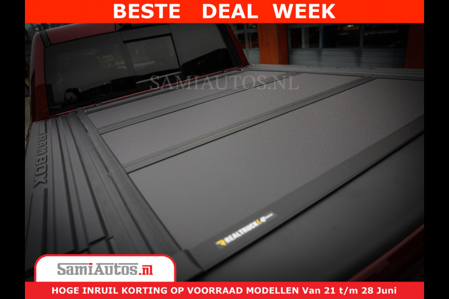 Dodge Ram 1500 Limited Night H.O 540HP 706Nm | Massage + Full Option | De Meest Luxe en Volle Pick-Up in zijn Klasse | Comfortabele Dubbele Cabine met Royale 5 Zitplaatsen | BPM vrij | Nu Leverbaar uit Voorraad | Voorraad Nr 2302 - 7425
