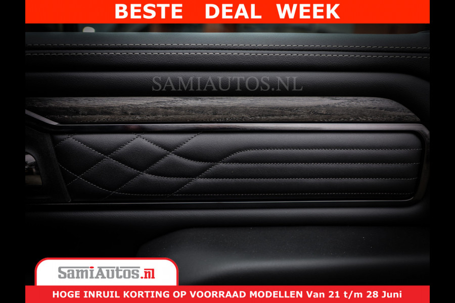 Dodge Ram 1500 Limited Night H.O 540HP 706Nm | Massage + Full Option | De Meest Luxe en Volle Pick-Up in zijn Klasse | Comfortabele Dubbele Cabine met Royale 5 Zitplaatsen | BPM vrij | Nu Leverbaar uit Voorraad | Voorraad Nr 2302 - 7425