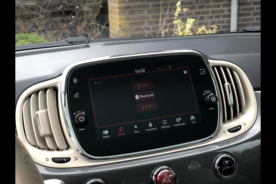 Fiat 500 0.9 TwinAir Turbo| Pano, Navi, Cruise, Airco, DAB, 15'' LMV | NAP |