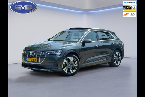 Audi e-tron E-tron 50 quattro Launch edition plus 71 kWh, leder, panoramadak, 1 e eigenaar, NL auto met nationale auto pas