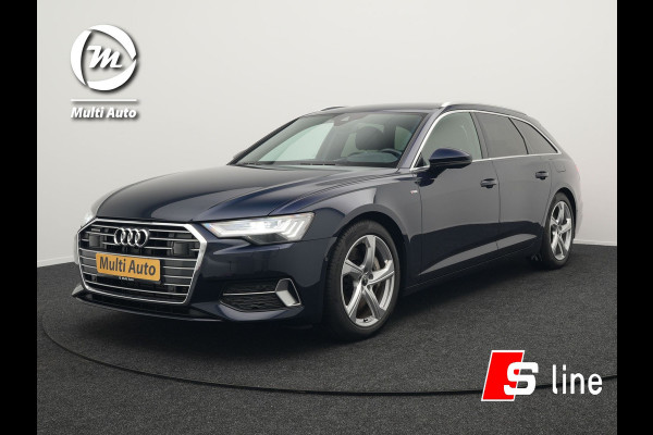 Audi A6 Avant 50 TFSI e Quattro S Line Plug In Hybrid 299pk Dealer O.H PHEV | Trekhaak af Fabriek | Adaptive Cruise | Head Up | Matrix LED |  Camera | Sfeerverlichting | 19"L.M | Apple Carplay | Sportstoelen Verwarmd |