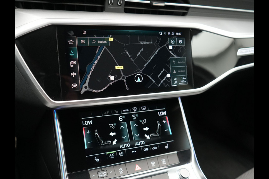 Audi A6 Avant 50 TFSI e Quattro S Line Plug In Hybrid 299pk Dealer O.H PHEV | Trekhaak af Fabriek | Adaptive Cruise | Head Up | Matrix LED |  Camera | Sfeerverlichting | 19"L.M | Apple Carplay | Sportstoelen Verwarmd |