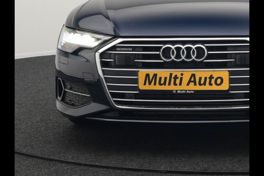 Audi A6 Avant 50 TFSI e Quattro S Line Plug In Hybrid 299pk Dealer O.H PHEV | Trekhaak af Fabriek | Adaptive Cruise | Head Up | Matrix LED |  Camera | Sfeerverlichting | 19"L.M | Apple Carplay | Sportstoelen Verwarmd |