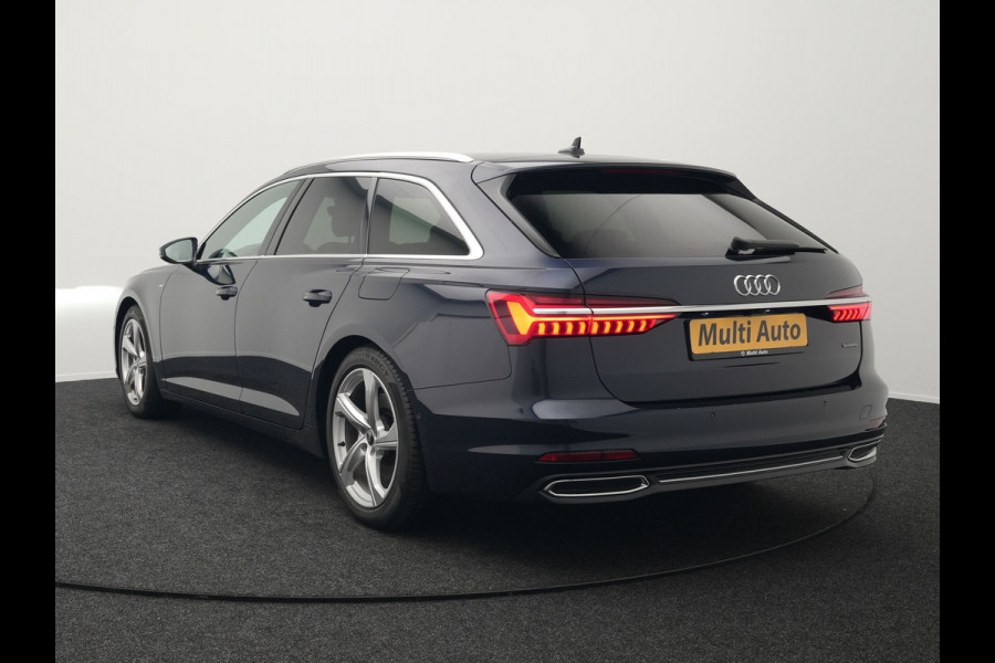 Audi A6 Avant 50 TFSI e Quattro S Line Plug In Hybrid 299pk Dealer O.H PHEV | Trekhaak af Fabriek | Adaptive Cruise | Head Up | Matrix LED |  Camera | Sfeerverlichting | 19"L.M | Apple Carplay | Sportstoelen Verwarmd |